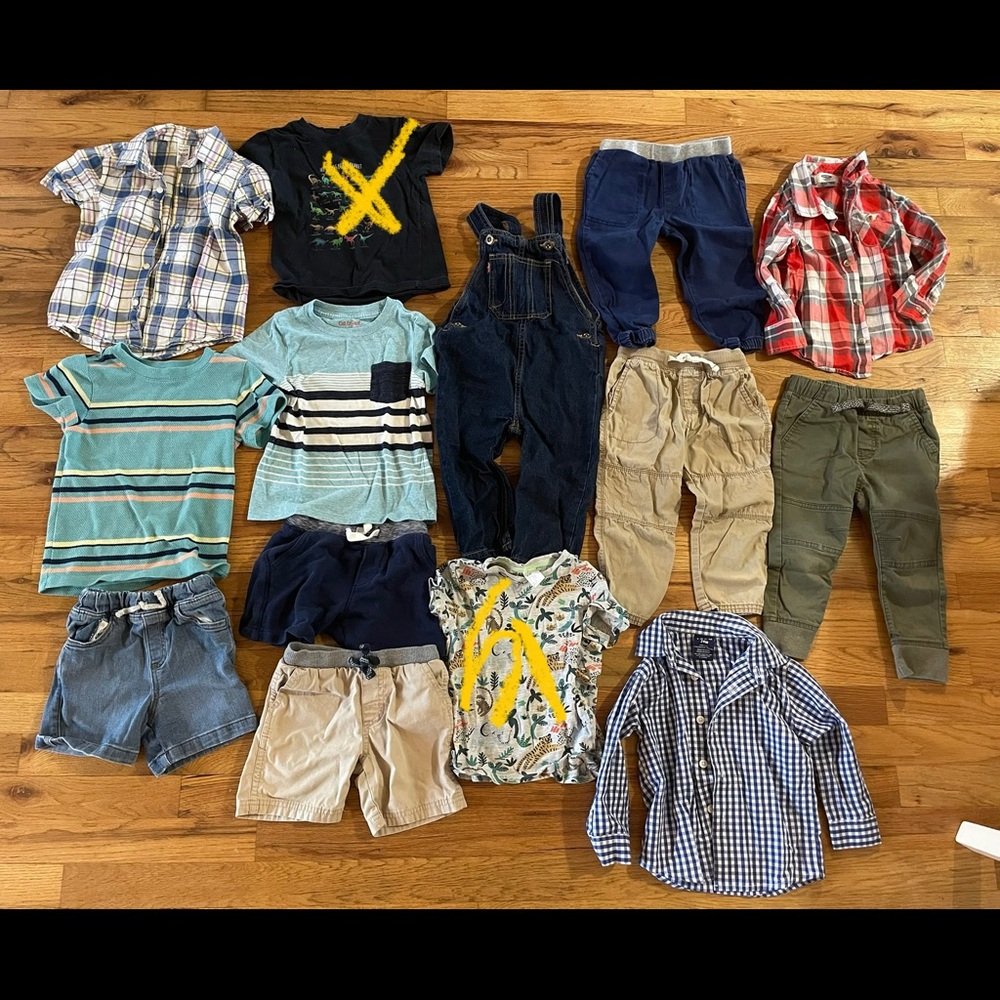 Bundle of 2T boys clothes